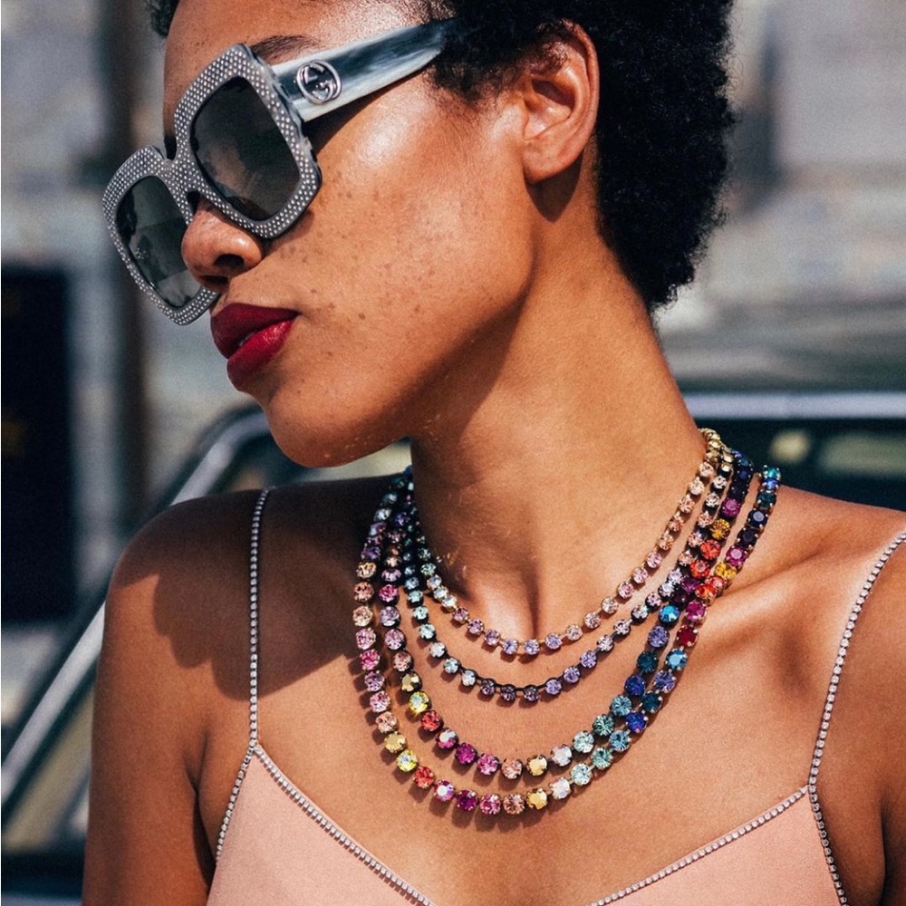 Loren Hope Milly Slider Necklace in Daydreamer Ombré